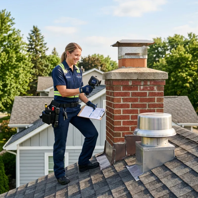 Technician removing a deceased bird from an indoor space in Clarkes Hill